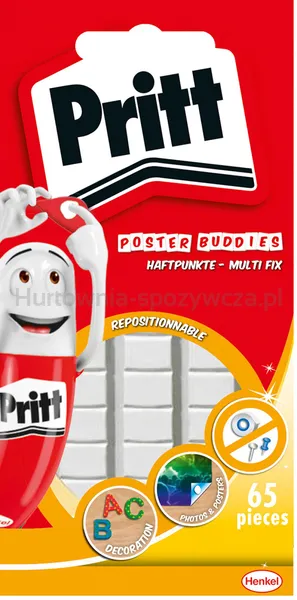 PRITT ON&OFF Masa mocująca 65szt., 35g, biała, zawieszka