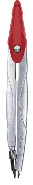 Keyroad Cyrkiel metalowy  w etui, z grafitami, pakowany w display, mix kolorów  - 7