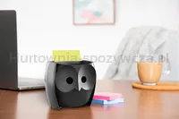 Podajnik do karteczek POST-IT, Z-Notes, sowa, + 2x45 kart. 76x76mm - 4