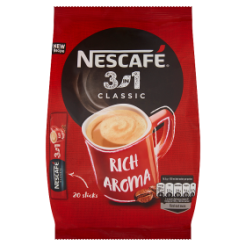 Nescafé 3In1 Classic Rozpuszczalny Napój Kawowy 20 X 16,5G