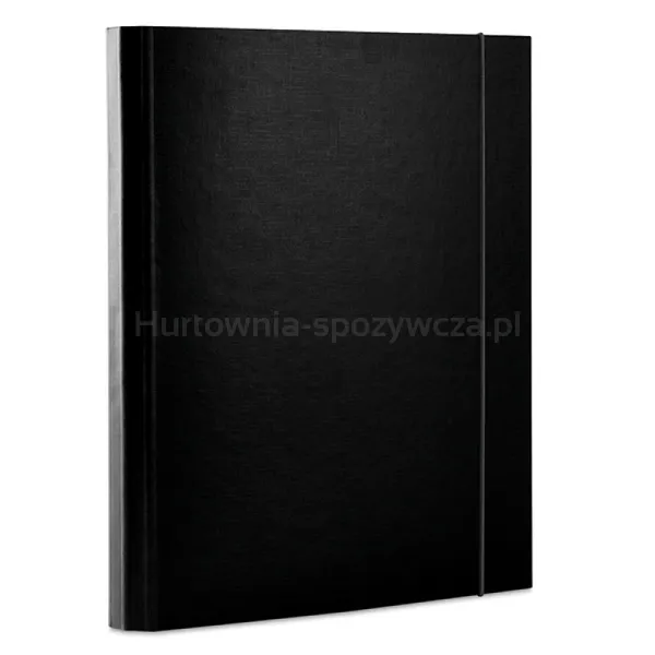 Teczka Z Gumką Office Products, Pp, A4/30, 3-Skrz., Czarna