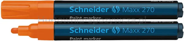 Schneider Marker Olejowy Maxx 270, Okrągły, 1-3Mm, Pomarańczowy 
