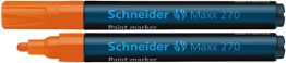 Schneider Marker olejowy Maxx 270, okrągły, 1-3mm, pomarańczowy 