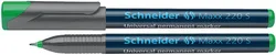 Schneider Foliopis permanentny Maxx 220 S, 0,4mm, zielony 