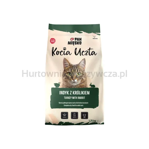 Pan Mięsko Kocia Uczta Indyk Z Królikiem 550 G