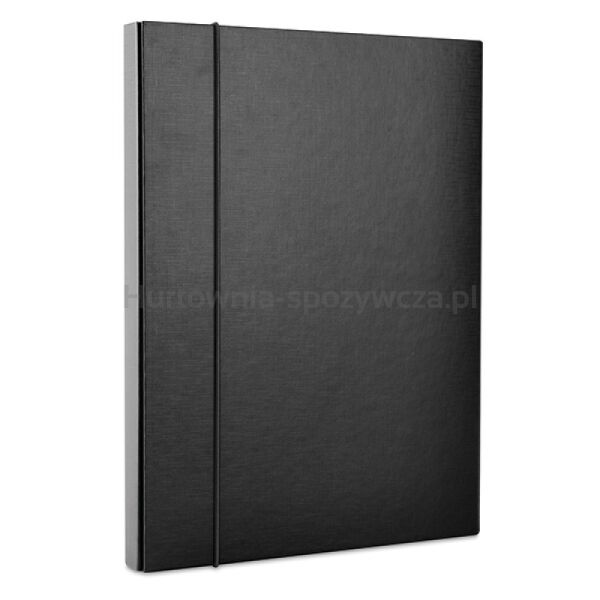 Office Products Teczka-pudełko z gumką PP, A4/40, Czarna