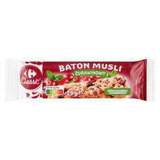 Carrefour Baton Musli Żurawinowy 25G