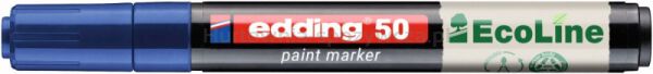 Marker olejowy na bazie wody e-50 EDDING EcoLine, 2-3mm, niebieski - 2