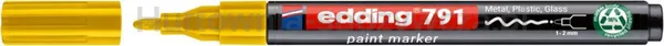 Marker olejowy e-791 EDDING, PCR, żółty