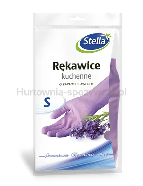 Rękawice Kuchenne Stella, Zapach Lawendy, Rozmiar S, Lawendowy