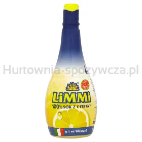 Limmi Naturalny Sok Z Cytryn Sycylijskich 200Ml