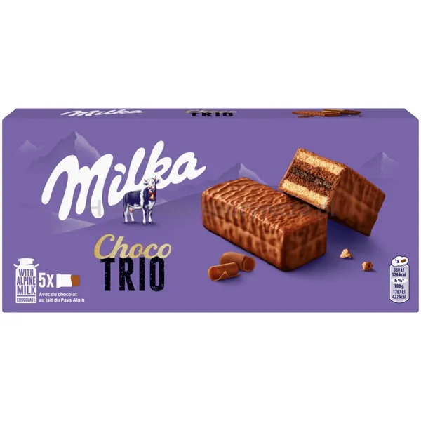 Ciastka MILKA Choco Trio, 150g