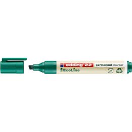 Edding Marker permanentny e-22 ecoline, 1-5mm, zielony 