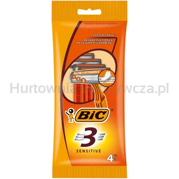Bic 3 Sensitive maszynka do golenia opakowanie 4 sztuki