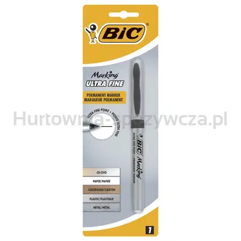 Bic Marker Marking Ultra Fine permanentny czarny blister 1 sztuka