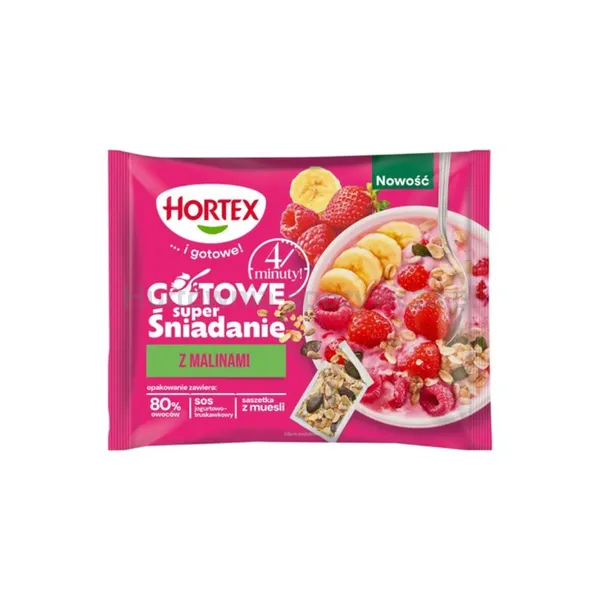Hortex Super Śniadanie Z Malinami 300G