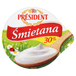 President Śmietana 30% 200G