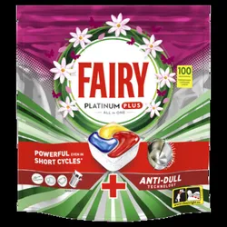 Fairy Tabletki do zmywarki All In One Fairy Platinum Plus Cytryna, 100 tabletek, 1551g
