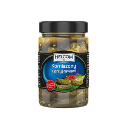 Helcom Ogórki Korniszony Z Przyprawami 327Ml