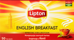 Lipton English Breakfast 100 G (50 Torebek)