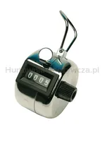 Licznik mechaniczny Q-CONNECT, klliker, ręczny, chrome, srebrny - 2