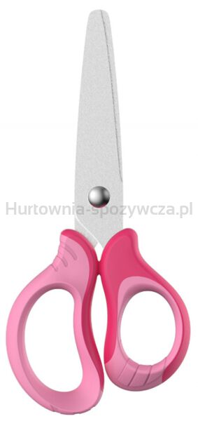 Nożyczki szkolne KEYROAD, 12cm, miękkie, pakowane na displayu, mix kolorów