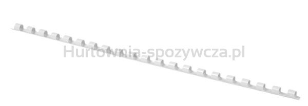 Office Products Grzbiety do bindowania A4, 6mm (25 kartek), 100 szt., białe 