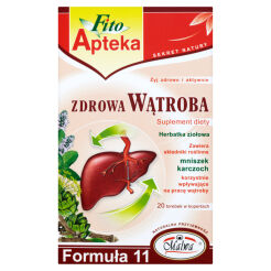 Malwa Fito Apteka Herbatka Ziołowa Aromatyzowana Super Linia Suplement Diety 20X2G