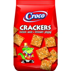 CROCO krakersy z sezamem i makiem 100 g