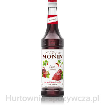 Monin Strawberry - Syrop Truskawkowy 0,7L
