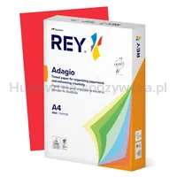 Papier ksero REY ADAGIO, A4, 80gsm, 22 czerwony intense INTENSE *RYADA080X429 R200, 500 ark. - 2