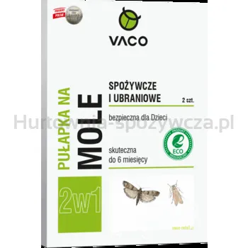 Eco Vaco Pułapka na mole kuchenne i ubraniowe (2w1) 2x1 szt.