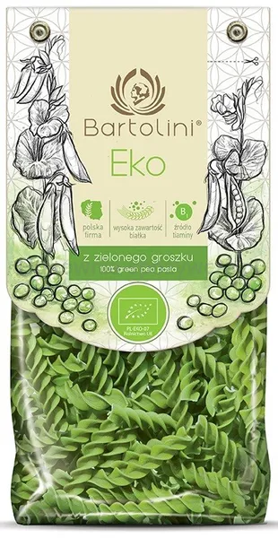 Makaron Z Zielonego Groszku Świderek Bio 250G