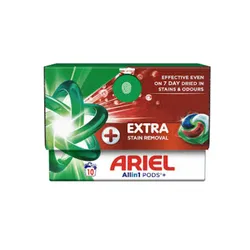 Ariel Allin1 Pods Dodatkowa Moc Usuwania Plam, Kapsułki Do Prania, 10 Prań (10 X 24,5G)