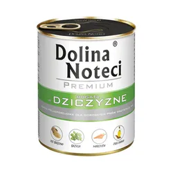 Dolina Noteci Premium Mokra karma dla psów dziczyzna puszka 800 g