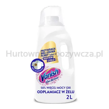 Vanish Oxi Action White odplamiacz w Żelu 2l