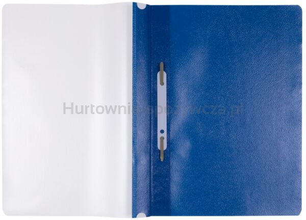Office Products Skoroszyt, PP, A4, miękki, 100/170mikr., wpinany, granatowy  - 2