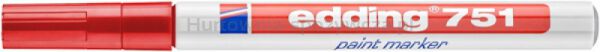 Edding Marker olejowy e-751 1-2mm, czerwony  - 2