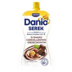 Danone Danio Serek Homogenizowany Czekoladowo-Orzechowy 120 G