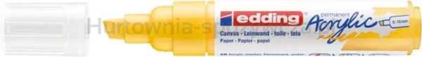 Marker akrylowy e-5000 EDDING, 5-10 mm, matowa żółć