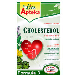 Malwa Fito Apteka Herbatka Ziołowa Cholesterol Suplement Diety 20X2G