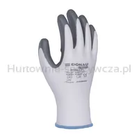Rękawice DONAU SAFETY Nitrile 01, kat. II, rozm. 9, szare - 2