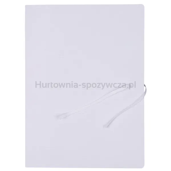 Teczka Wiązana Office Products Budget Pro, Karton, Biała Wewn., A4, 250Gsm, 3-Skrz., Biała