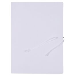 Teczka wiązana OFFICE PRODUCTS Budget Pro, karton, biała wewn., A4, 250gsm, 3-skrz., biała