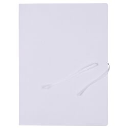 Teczka wiązana OFFICE PRODUCTS Budget Pro, karton, biała wewn., A4, 250gsm, 3-skrz., biała