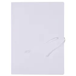 Teczka Wiązana Office Products Budget Pro, Karton, Biała Wewn., A4, 250Gsm, 3-Skrz., Biała