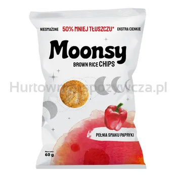 Moonsy chipsy ryżowe paprykowe 60g
