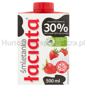 Łaciata Śmietanka UHT30% Tłuszczu 500Ml