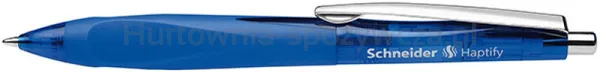 Schneider Długopis Automatyczny Haptify, M, Niebieski 