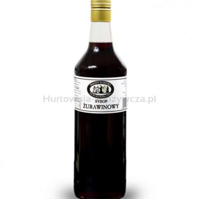 Żurawina syrop owocowy 1 l